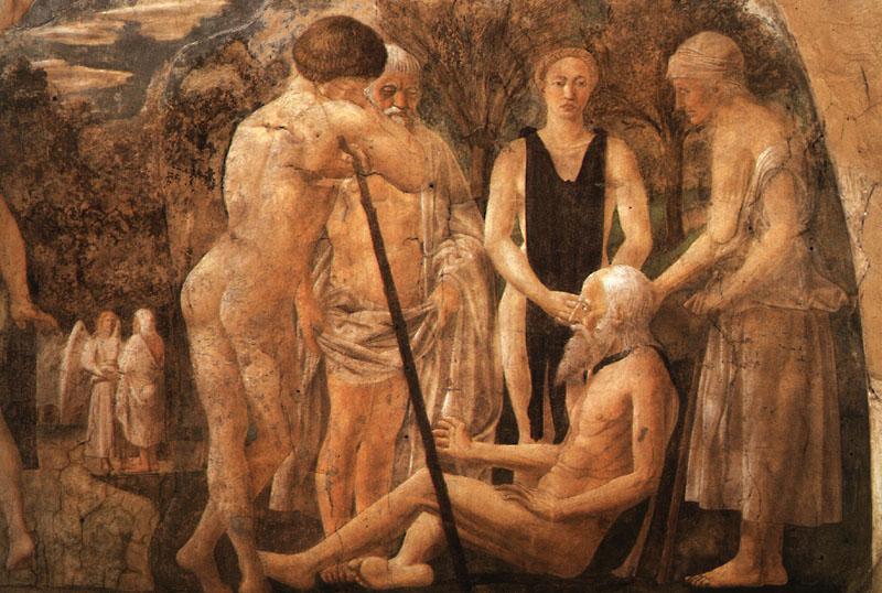 Piero della Francesca The Death of Adam, detail of Adam and his Children Germany oil painting art
